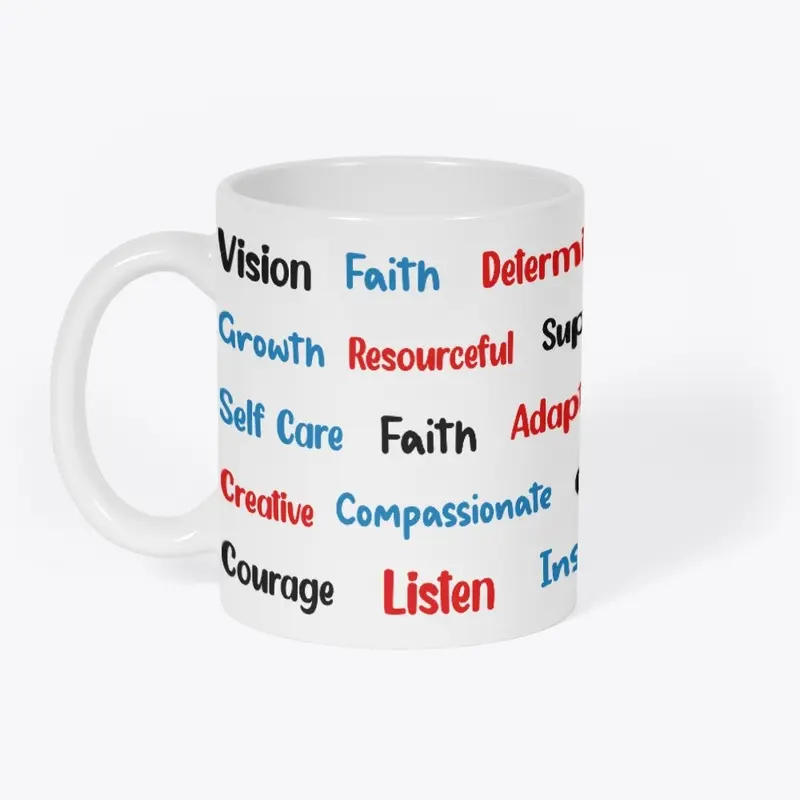 Words of Power Motivational Mug 